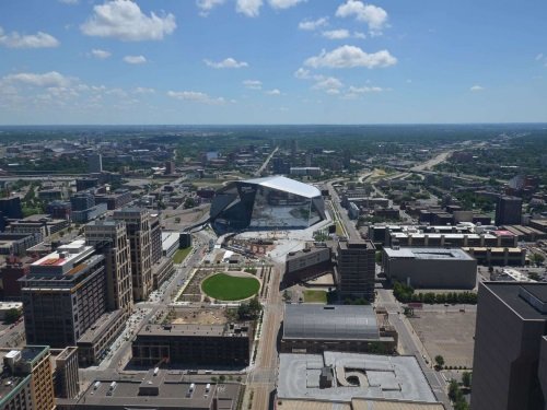 Minnesota Vikings Stadium Construction live cam