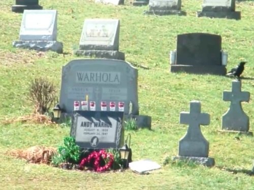 Andy Warhol Grave, Pittsburgh live cam