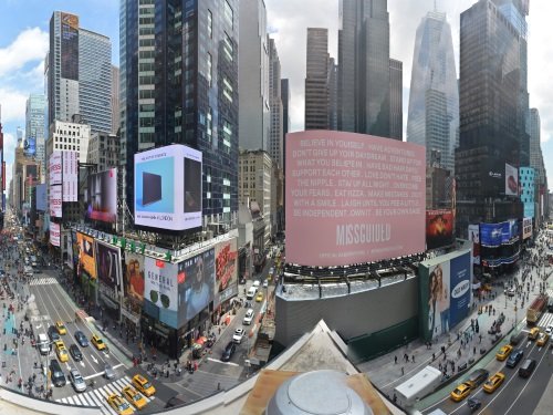 Times Square Panorama, New York live cam