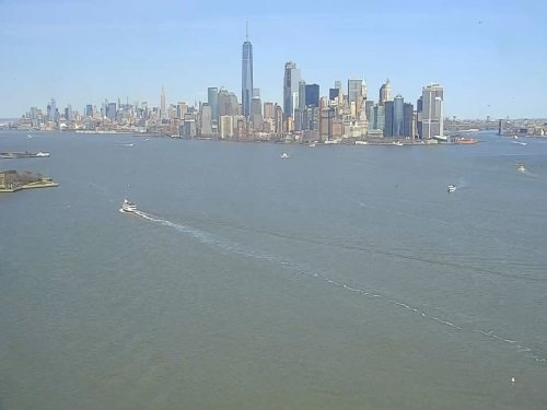 Statue of Liberty Harbor, New York live cam