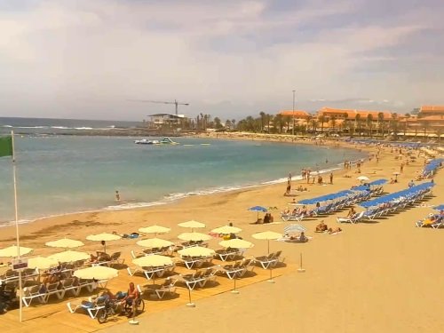 Playa de Las Vistas, Tenerife live cam