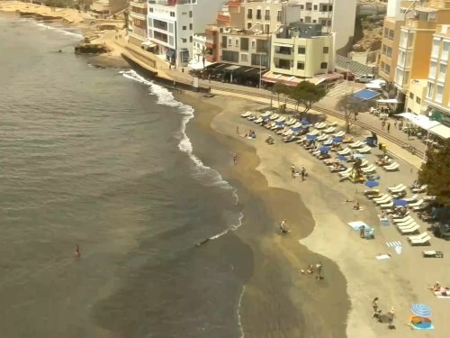 El Médano Beach, Tenerife live cam