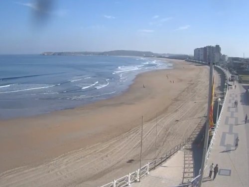 Playa de Salinas, Asturias live cam