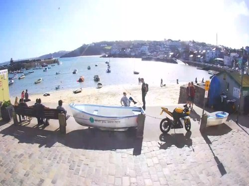 St. Ives Harbor, Cornwall live cam