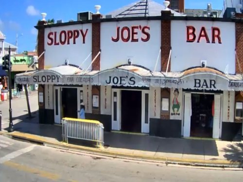 Sloppy Joe's Bar Street, Key West live cam